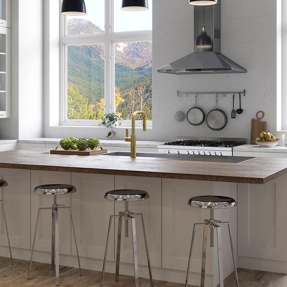 Montay 1-Handle Pull-Down Kitchen Faucet GT529-MTBG
