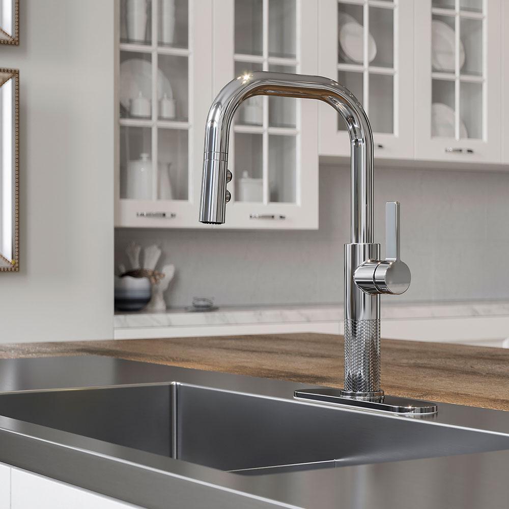 Montay 1-Handle Pull-Down Kitchen Faucet GT529-MTC