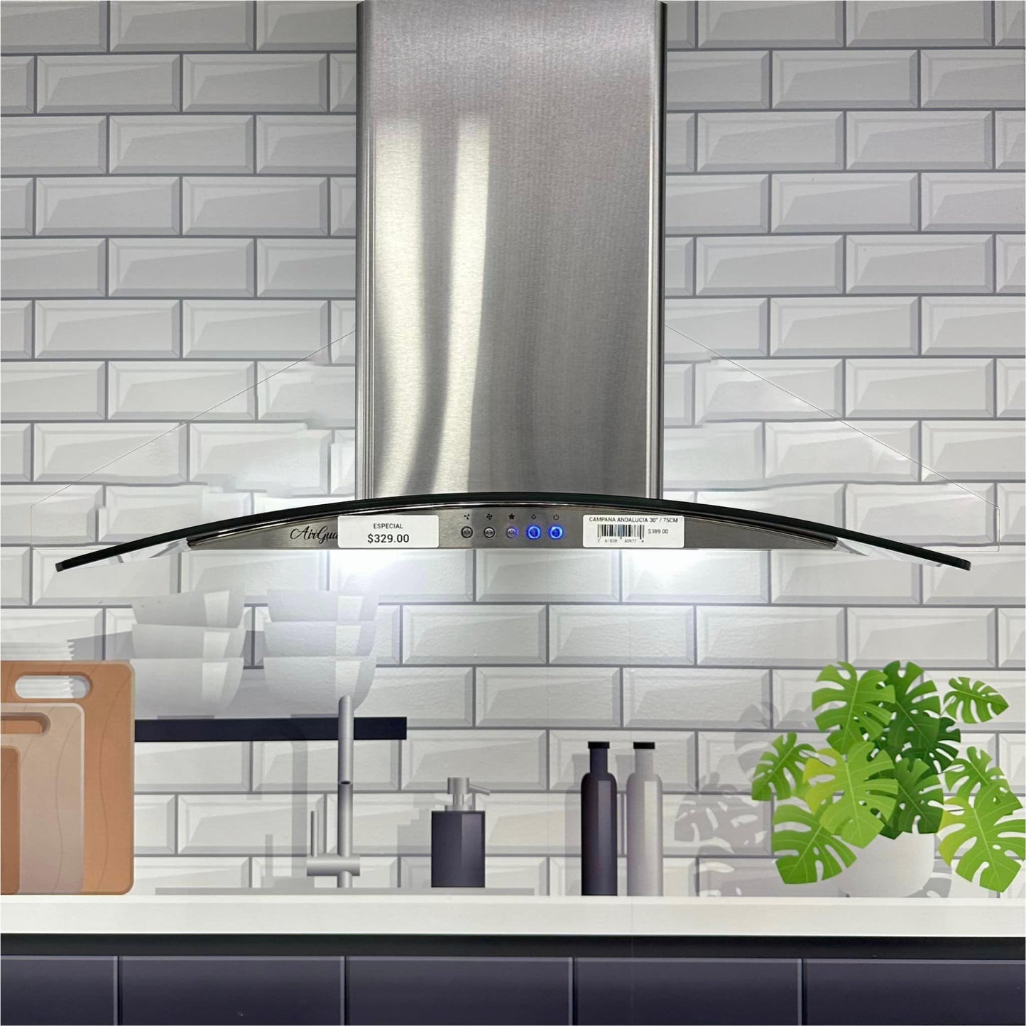 Campana Andalucia Led light 502B 750 30"