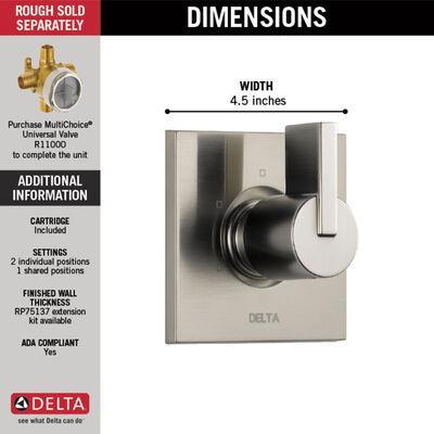 Vero Diverter Trim T11853-SS