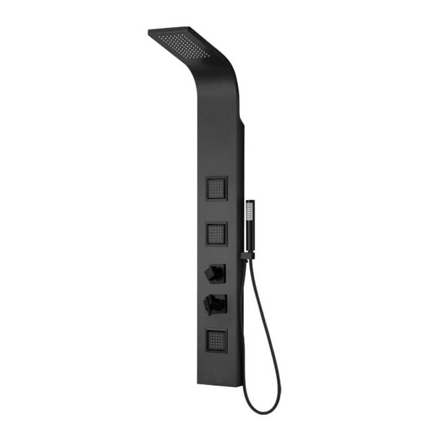 SHOWER PANEL A-7801 STAINLESS NEGRO