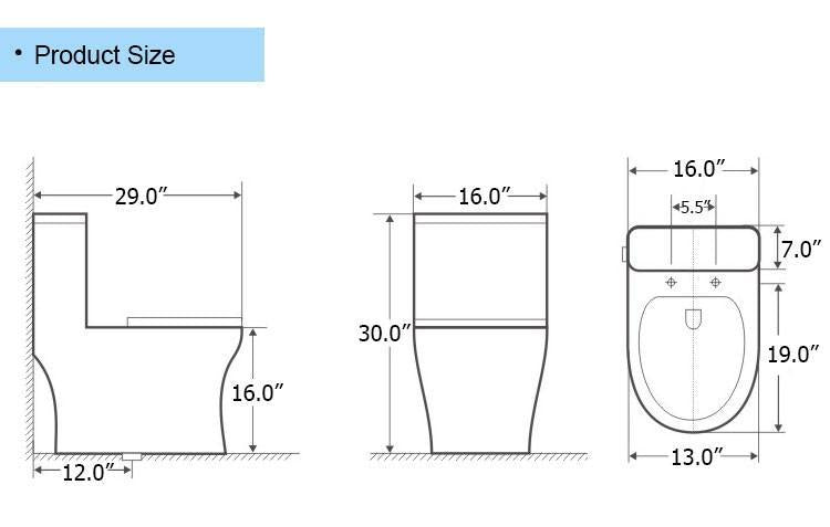 Inodoro CL-12243 Blanco