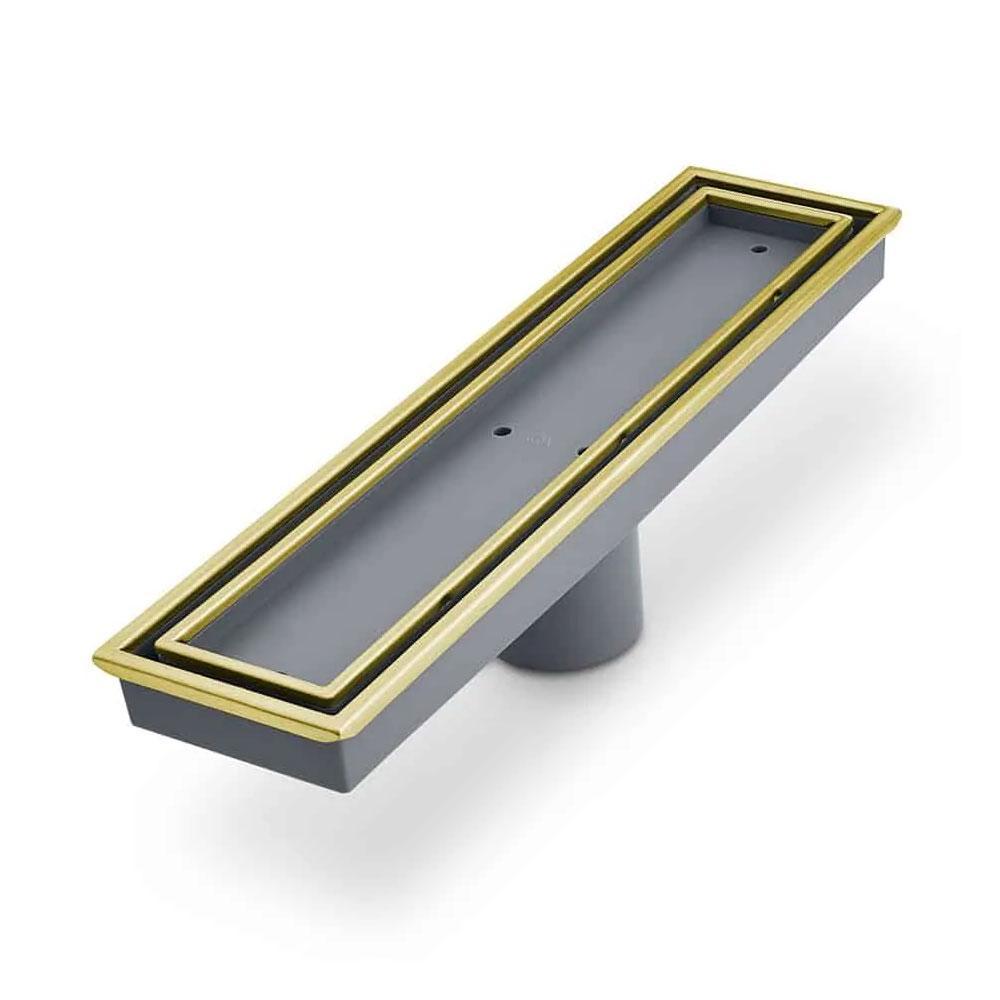 Lagos Veil Line Drain 12" ORO