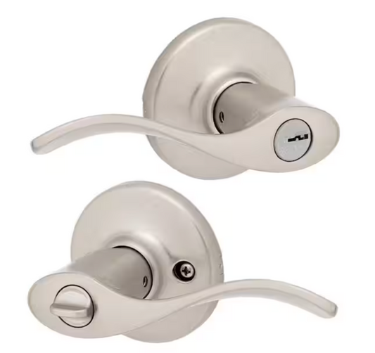 Lever Balboa redonda para entrada (SATIN)