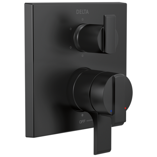 Angular Modern Diverter T27967-BL