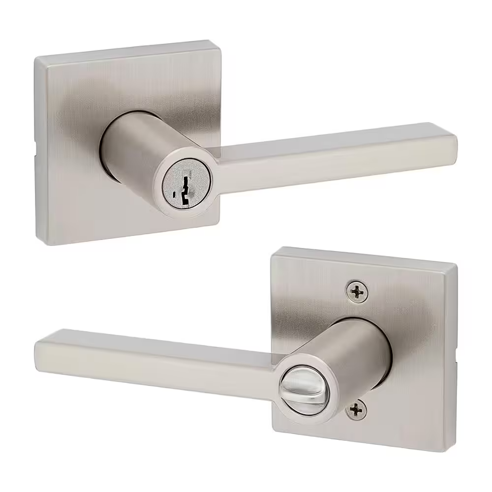 Lever Halifax cuadrada para entrada (SATIN)
