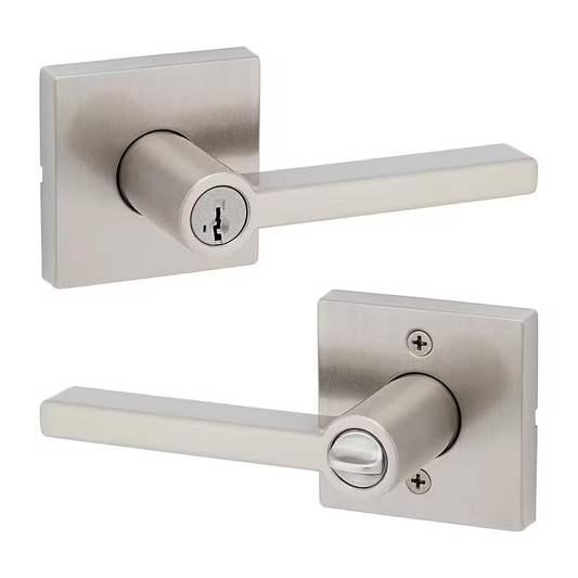 Lever Halifax cuadrada para entrada (SATIN)