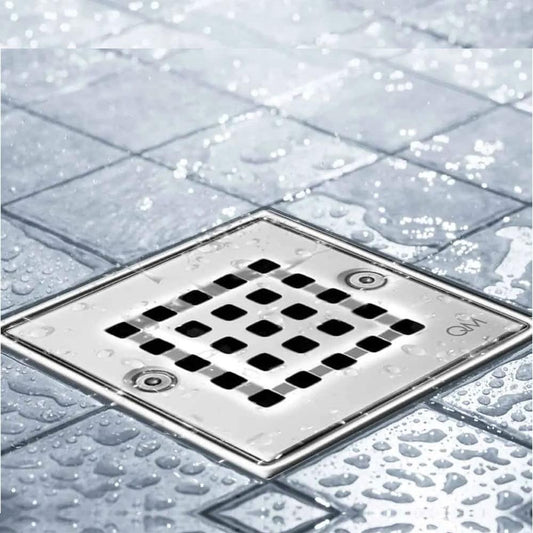 Bay Ria Drain Square 4" CROMO