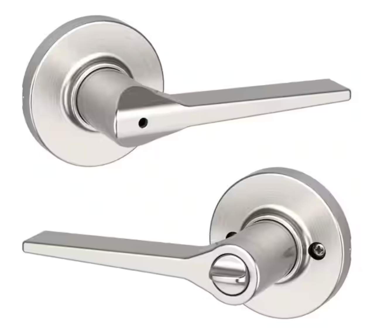Lever Hollis redonda para cuarto/baño (SATIN)