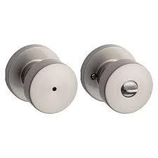 Knob Pismo para cuarto/baño (SATIN)