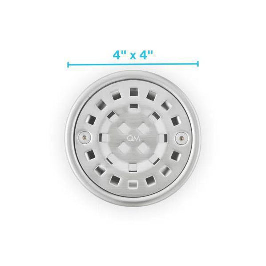 Bay Serie Drain Round 4" Satin