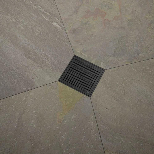 Lagos Mira Drain 5 3/4 X 5 3/4 NEGRO