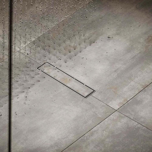 Lagos Veil (Tile-In) Linear Drain 12" CROMO